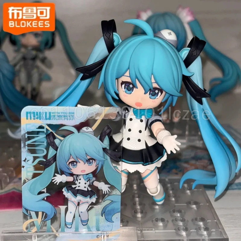 Blokees Hatsune Miku Q Version Blind Box MJD Action Figure Collectible Doll Desktop Decor Ornament Gift For Anime Enthusiasts