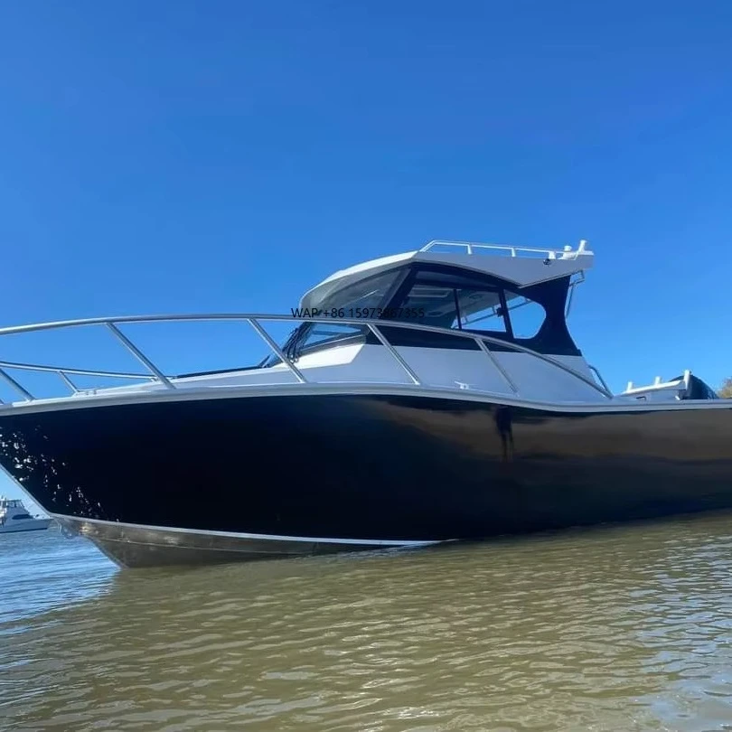 قارب الإنجيل 25ft يخت سرعة البحرية للمياه المالحة الألومنيوم قارب صيد المقصورة قارب للبيع #1