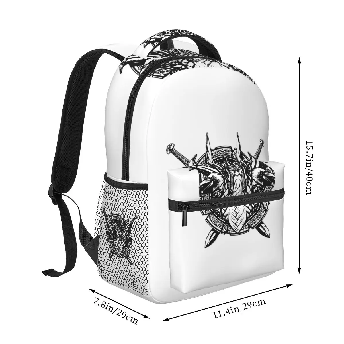 Odin Vikings Viking Legend Backpacks Boys Girls Bookbag Children School Bags Cartoon Laptop Rucksack Shoulder Bag Large Capacity