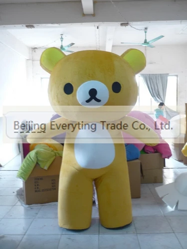 

2025 New Adult Hot Sale Foam Plush Bear Fancy Cartoon Mascot Costume Plush Christmas Fancy Dress Halloween Mascot Costume