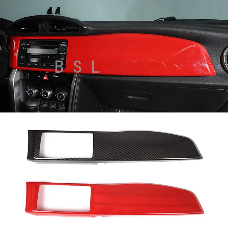 

For Toyota 86/Subaru BRZ 2012-2020 ABS Car Instrument Panel Navigation Large Panel Decoration Sticker Car Interior Accessories