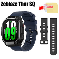 For Zeblaze Thor SQ Smart Watch Strap Silicone Band women men Soft Sports Wristband Bracelet Screen Protector Film