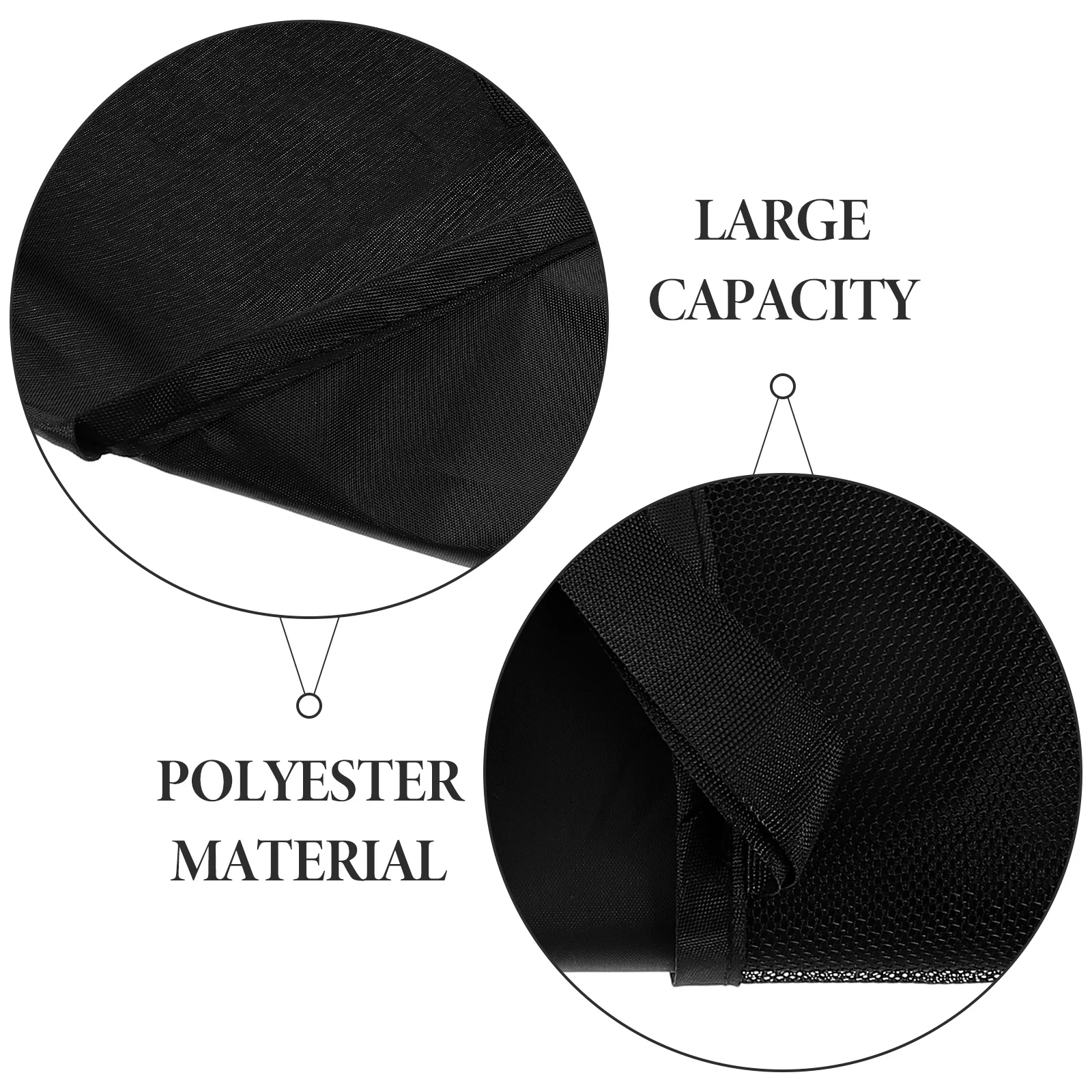 Stroller Storage Organizer Bag with Mesh Design Universal Fit for Pram Pushchair Shopping Cart Lightweight Hanging Basket Cargo