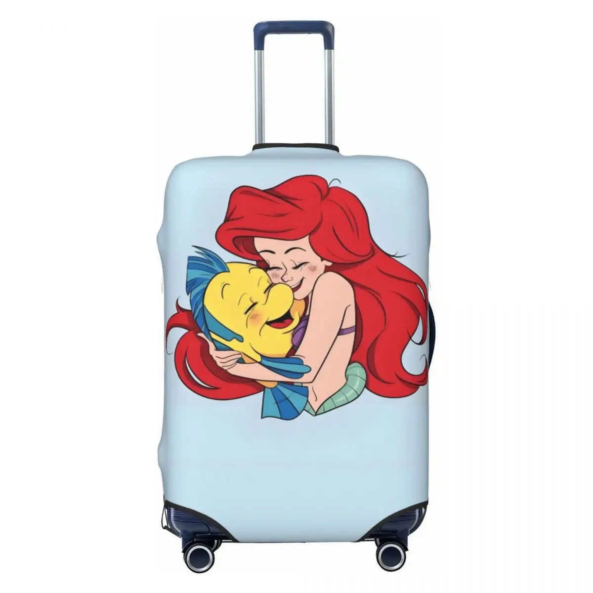 

Custom The Little M-Mermaid Luggage Cover Elastic Princess Ariel Travel Suitcase Protective Covers Suit For 18-32 inch
