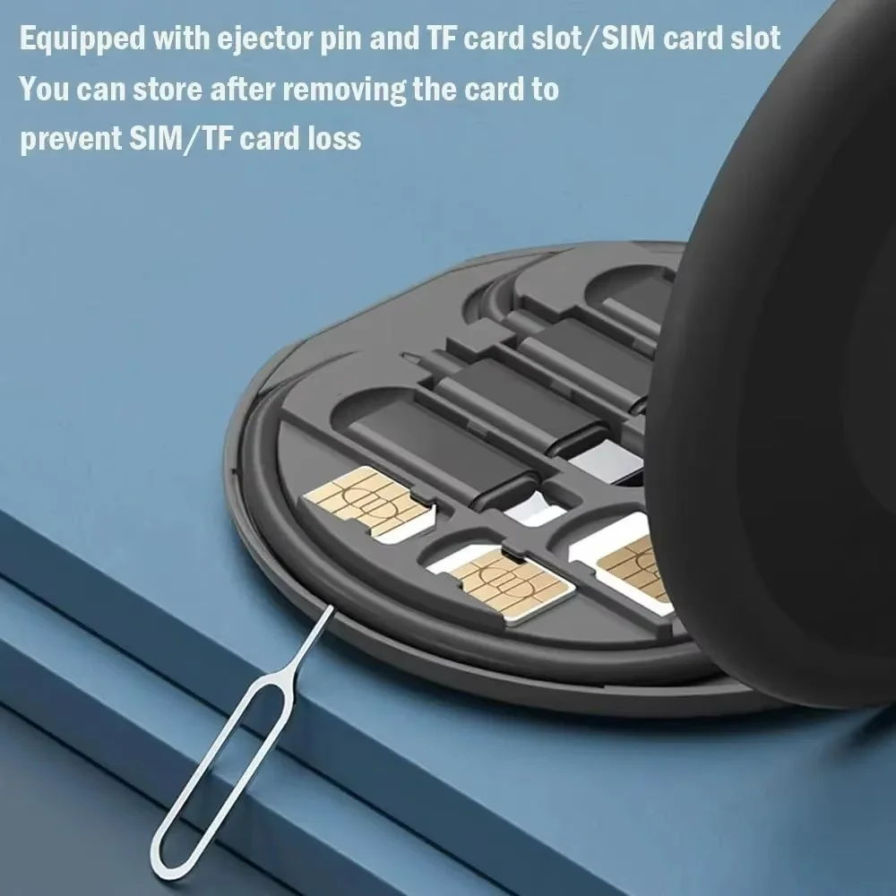 صندوق تخزين مجموعة كابل بيانات USB متعدد الوظائف مع مجموعة كابل محول شحن USB متعدد USB إلى محول USB من النوع C