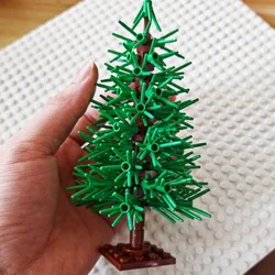 Small Building Block Model Christmas Tree Holiday Decorations Plant Landscape Compatible with LEGO Building Blocks