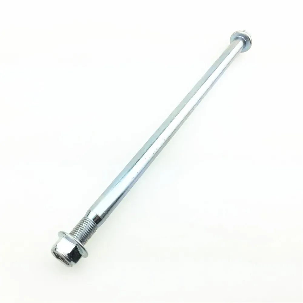 Motorcycle 20mm 10mm12mm 15mm Front Axle Shaft Electric Vehicle Rear Fork Shaft Hub Axle Rough 1.5cm Tricycle Screw nut