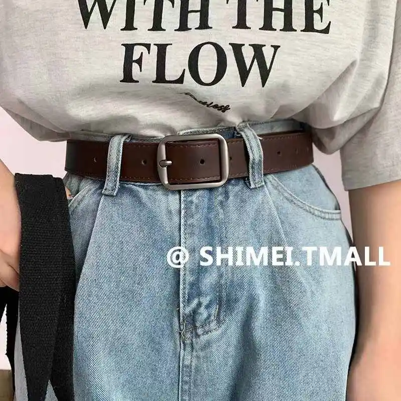女性のためのハイエンドの装飾的なワイドレッグベルト、シンプルな学生のカジュアルなウエストベルト、韓国スタイルの流行の風