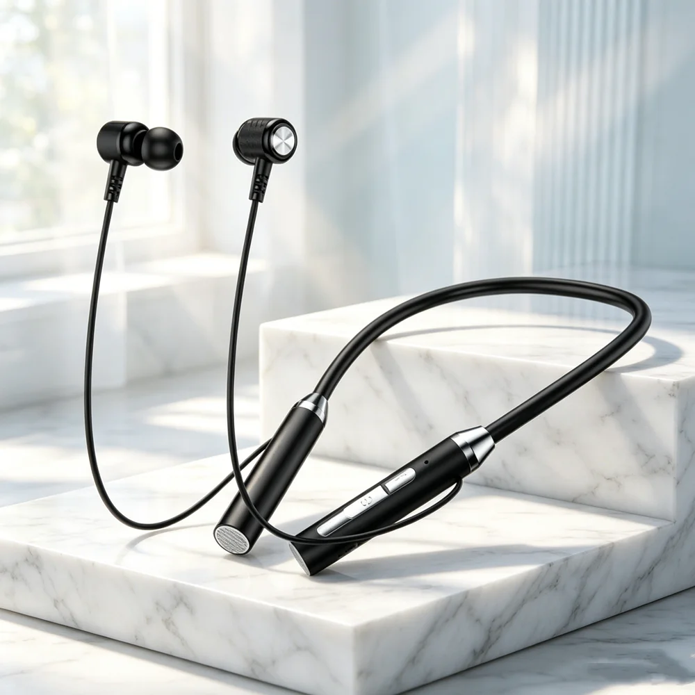 New K58 Bluetooth headset neckband magnetic headset sports running Bluetooth 5.3 headset with microphone