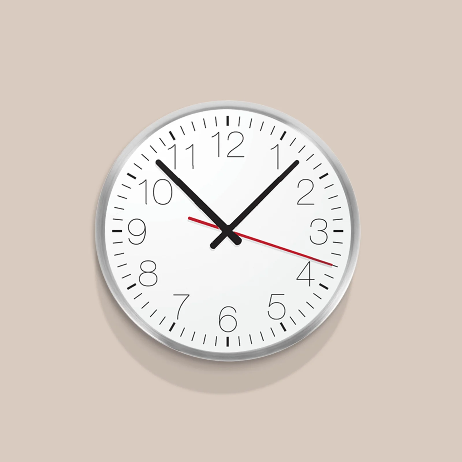 

Metal Wall Clock Quartz Ultra-Thin Frame Metal Border Replacement Shell Parts Surround Trim Hanging Clock Enclosure Decorative