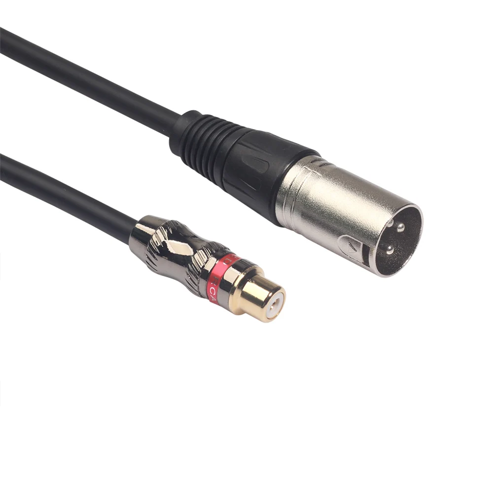 

Audio Line RCA Female to XLR Converter Cable Adapter Amplifier Speaker