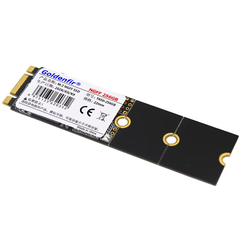 M.2 NGFF  120GB 256GB 480GB 1TB Goldenfir Internal Solid State Drive 2242/60/80