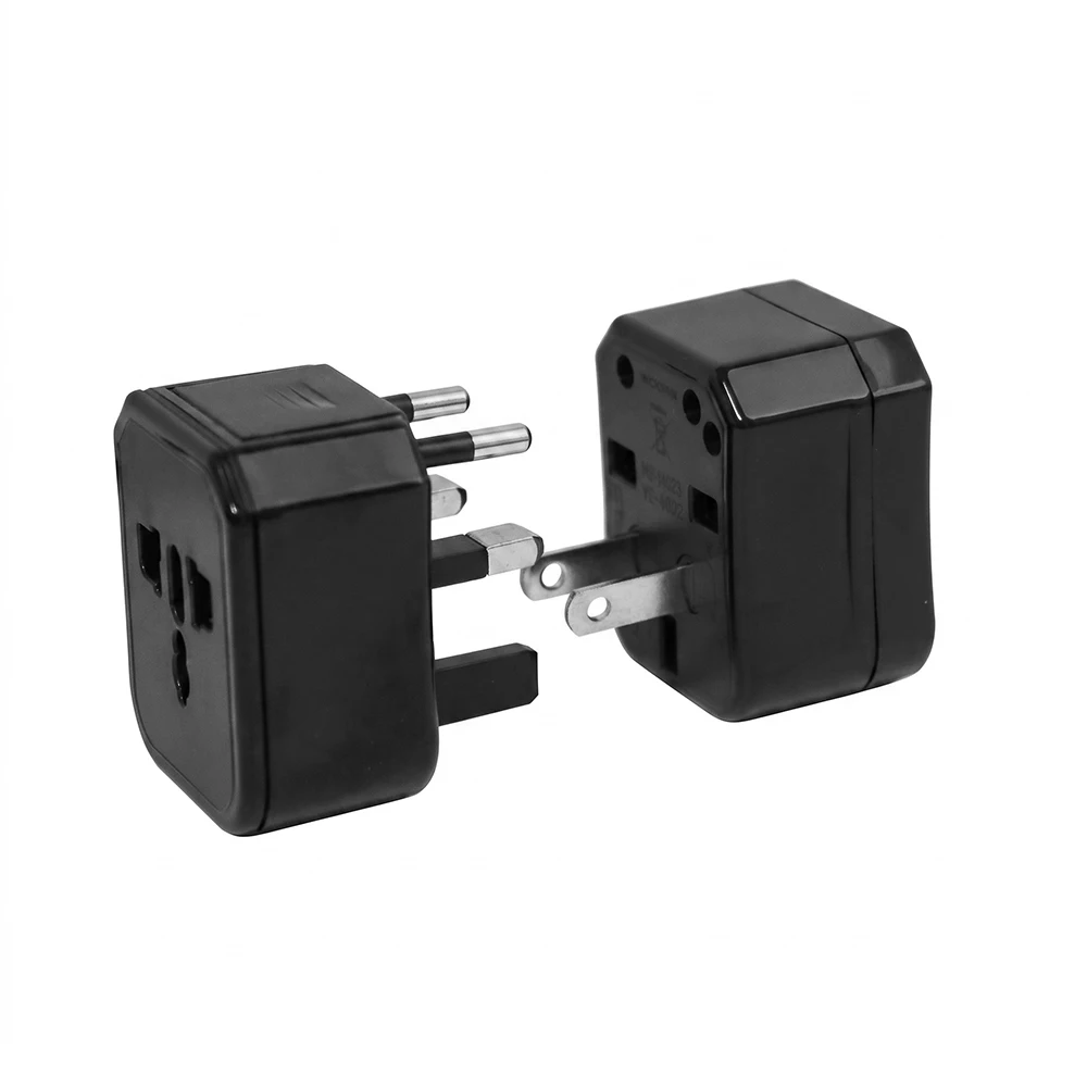 Universal Travel Adapter EU US UK AU Plug Converter Multi‑Standard International Pulg Adapter with Storage Box for Travel