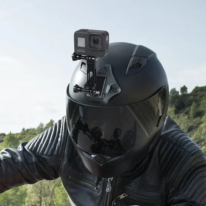 สําหรับ Gopro 13 12 11 10 9 อุปกรณ์เสริม Extension Pole อลูมิเนียม Mount หมวกกันน็อคแขน Selfie Stick สําหรับ Insta360 X4 X3 DJI Action กล้อง
