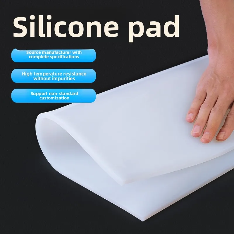 

High Temperature Resistant Silicone Sheet Non Slip Rubber Mat Thick Soft Gasket for Sealing