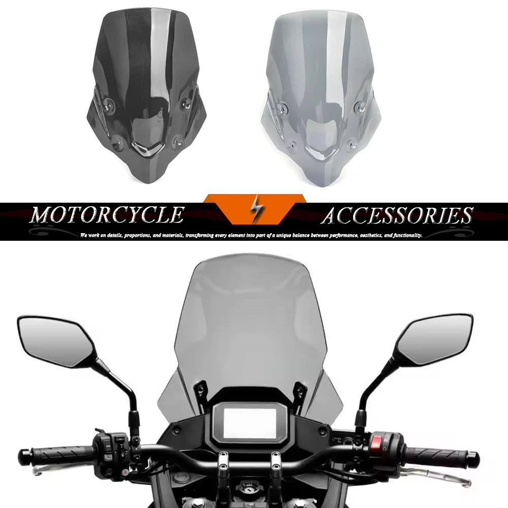 

New Motorcycle Accessories Wind Deflector For Honda XL750 Transalp XL 750 TRANSALP 2023 2024 Windscreen Windshield 3 Color