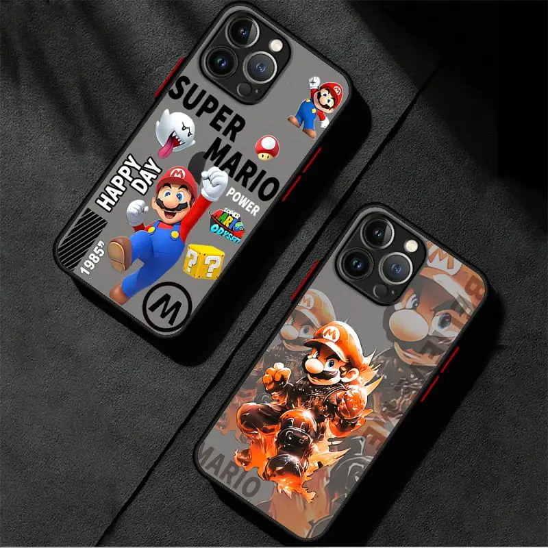 phone cases for Apple iPhone 11 16 case 8 14 12 Pro 15 7 8Plus 13 Mini XS X XR Luxury fundas Cover Anime Game Super Repairman