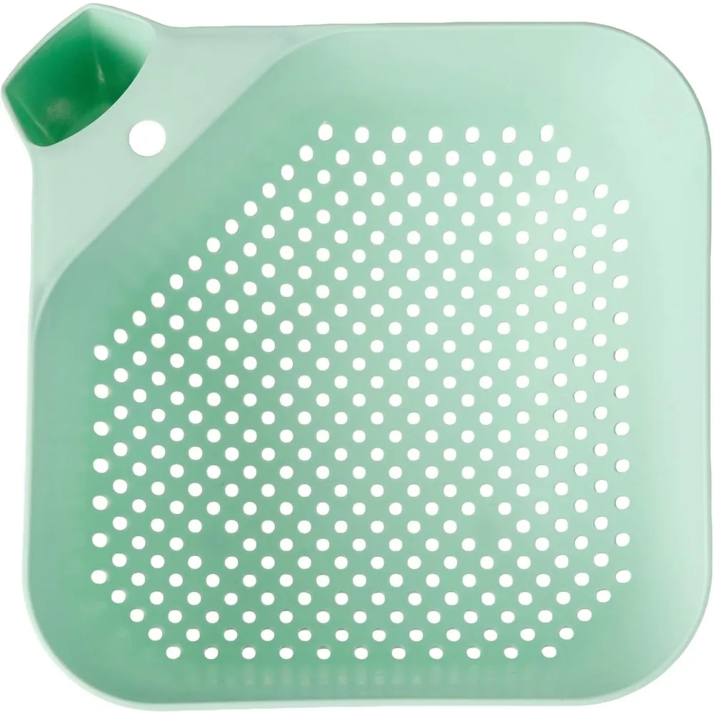 3-литровый дуршлаг, не содержащий бисфенола А, пищевой, безопасный, пластиковый фильтр с ручкой, сверхмощный, термостойкий, кухонный слив для макарон и овощей S