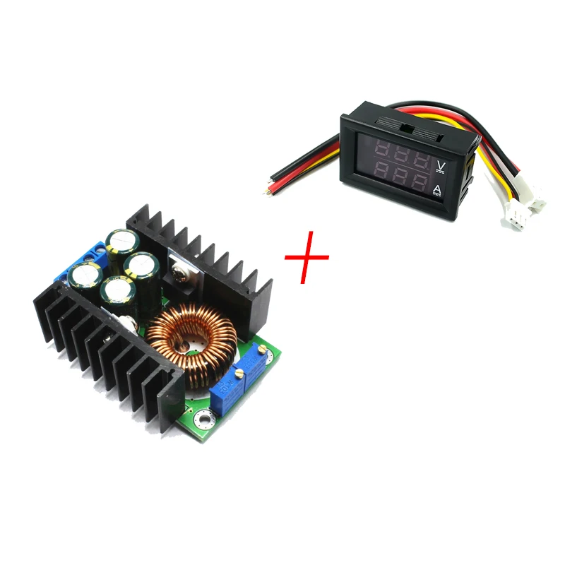 DC 9A 300W 150W Boost Converter Step Down Buck Converter Power module DC 0-100V 10A Digital Voltmeter Ammeter Dual Display