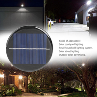 1/2pcs 60mm 0.28W 5V Round Solar Panel Board DIY Power Bank Battery Cell Charger