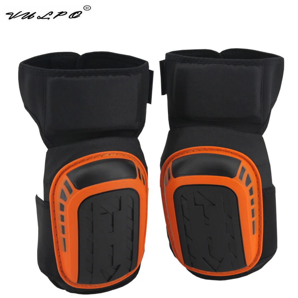 VULPO Professional Knee Pads Premium Foam Padding Knee Pads Cushion Gel Knee Pads Gardening Work Knee Motorcycle Knee Pads