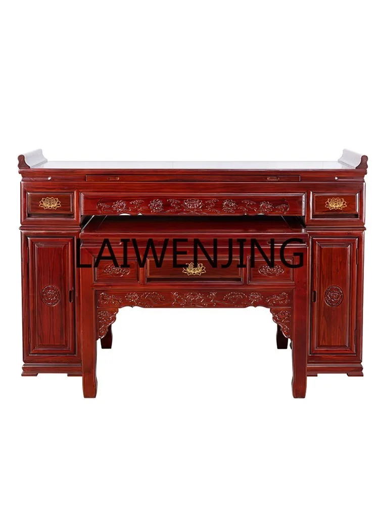 

Solid Wood Altar Household Buddha Cabinet Guan Gong Altar Incense Burner Table Chinese Buddha Niche Table