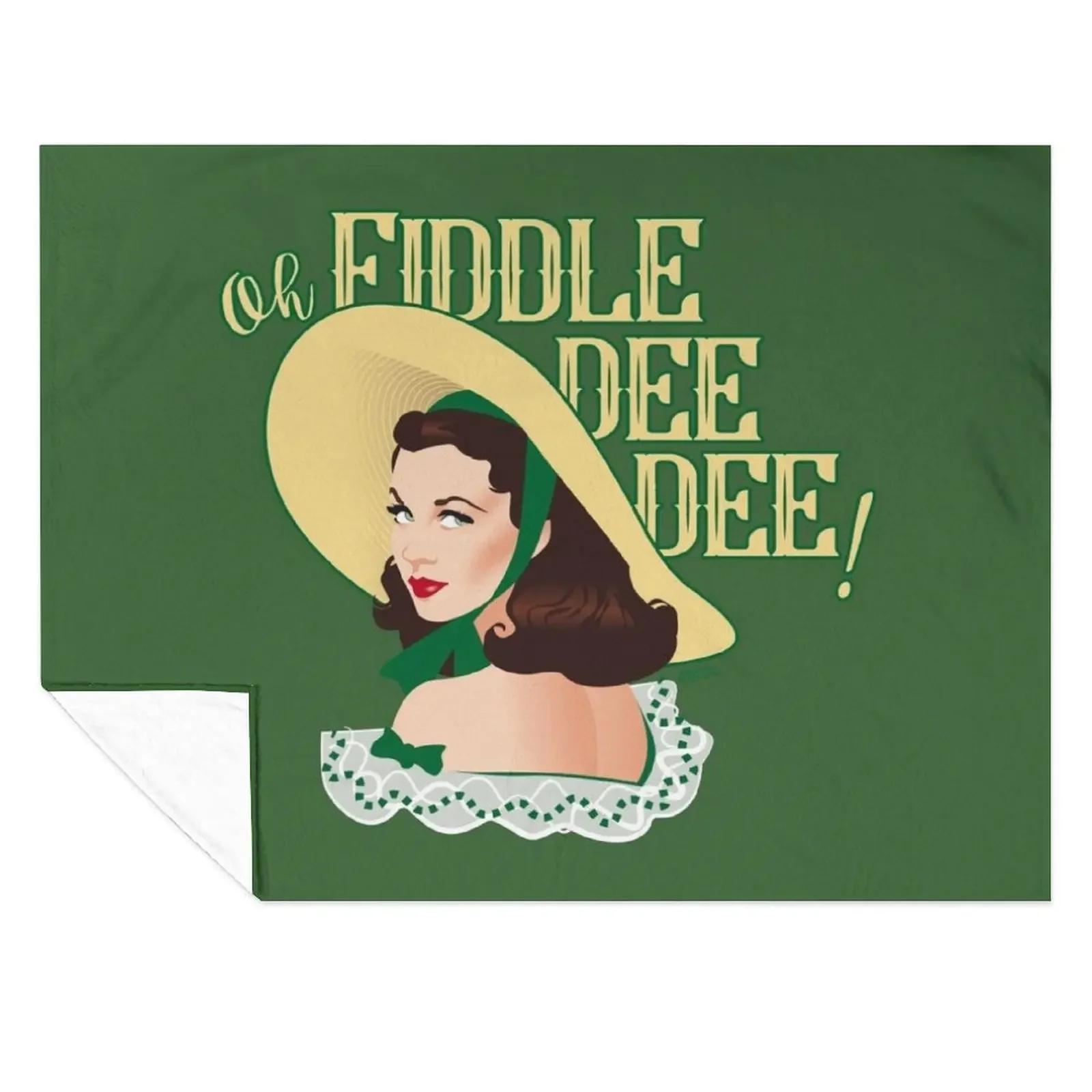 

Fiddle-dee-dee! Throw Blanket For Decorative Sofa Retros Large Polar Blankets