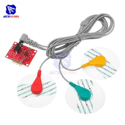 diymore AD8232 Measurement Pulse Heart Monitoring Heartbeat Sensor Module for Arduino