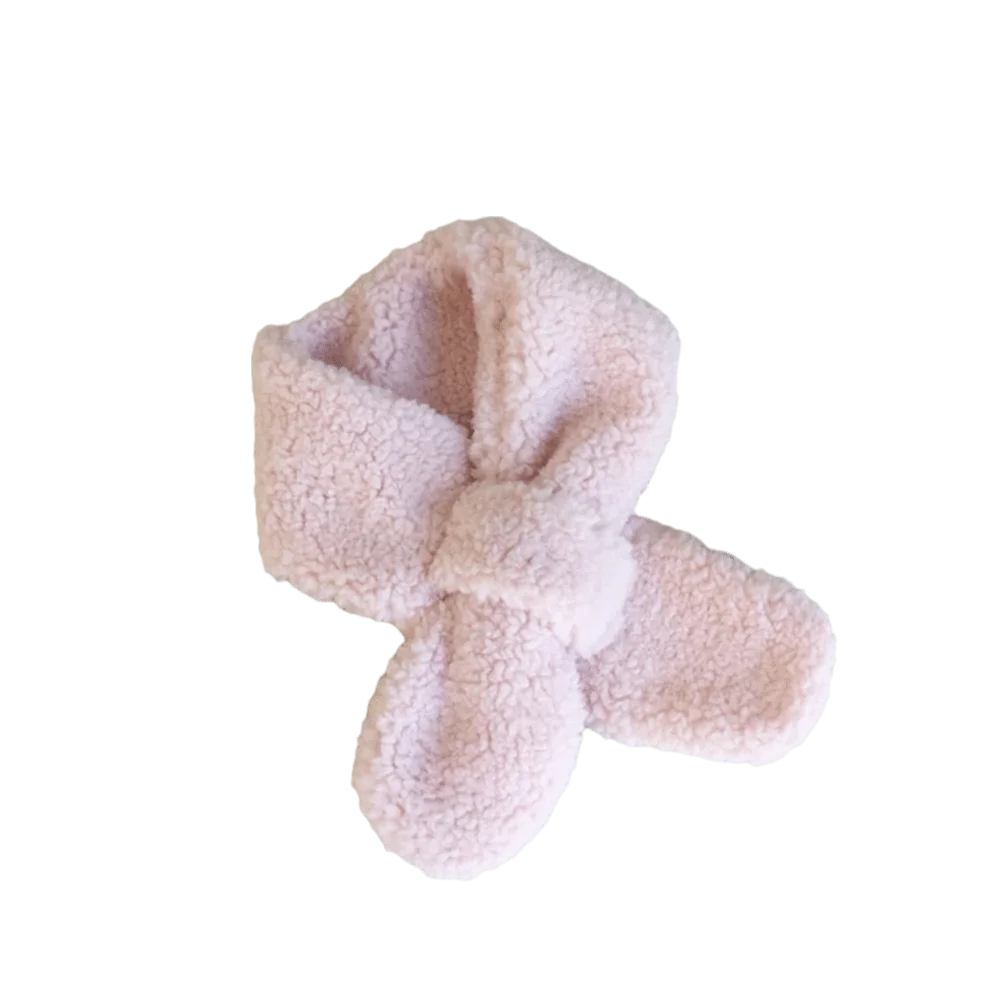 

Модный теплый зимний шарф, мягкий утеплитель для шеи, милый толстый флисовый шарф из ягненка на открытом воздухе