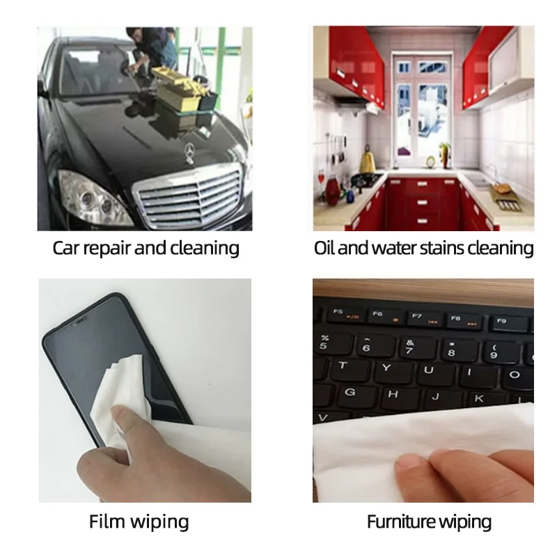 Multi-Functional Wiping Cloth Automotive Dust-Free Film Mechanical Electronic Wiping Oil Absorbent Non-Woven Fabric