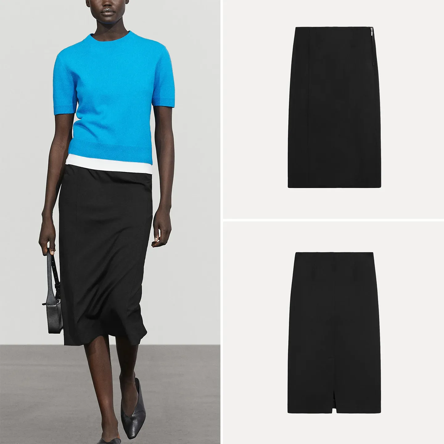 Women's Mid-Length Straight Basic Versatile Skirt 2026 Autumn Casual Wear High Waist Other Material Other Process