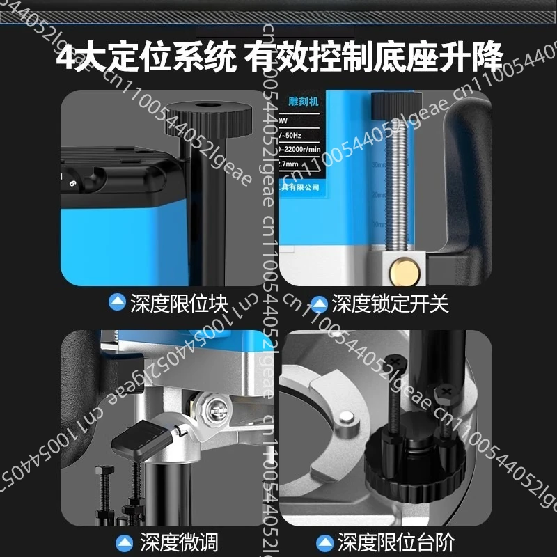 ماكينة تشذيب متعددة الوظائف؛ ماكينة نقش النجارة؛ ماكينة شق؛ ماكينة طحن الخشب الكهربائية؛ نقر