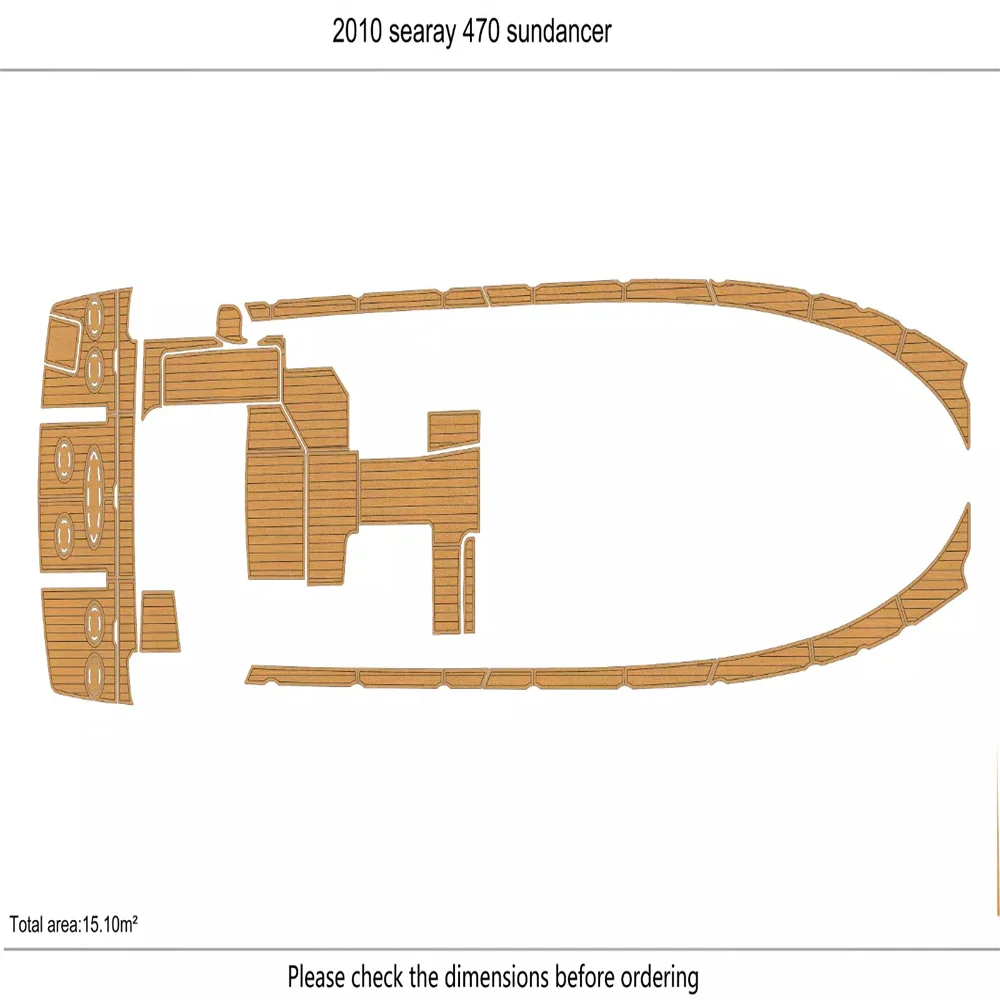 2009-2015 searay 470 sundancer Cockpit Swim platform 1/4