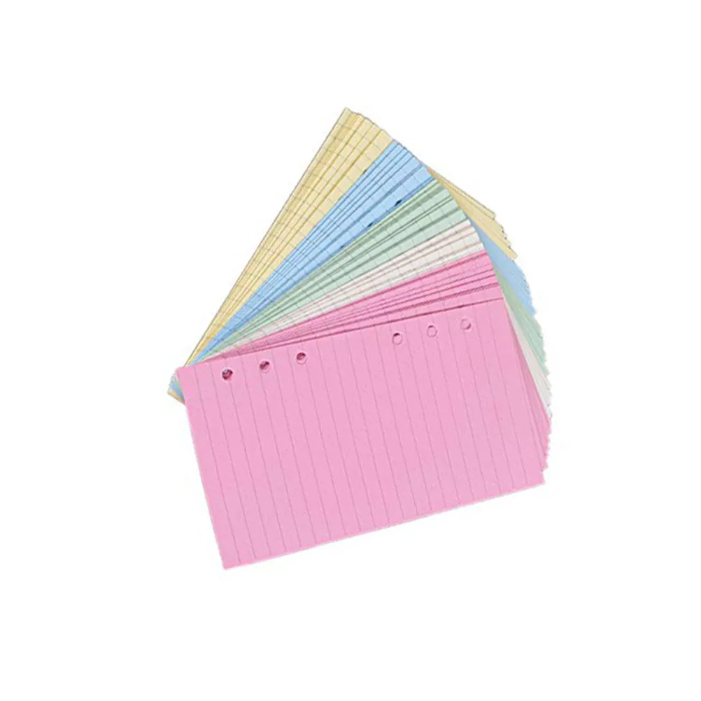 

2 комплекта блокнотов формата А5 с горизонтальным узором, разноцветные, с гладкими листами для письма, для ведения дневников и заметок, с простым перфорированием