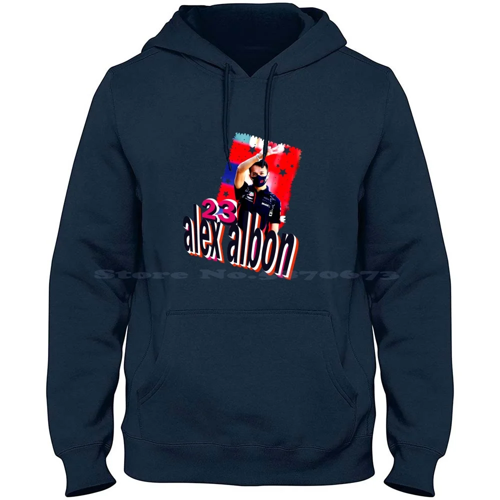 Superstar Alex Albon Alexander #23 Albono Moto Racer Fan Art Gift 100% Cotton Hoodie Alex Albon 2019 2020 Motosport