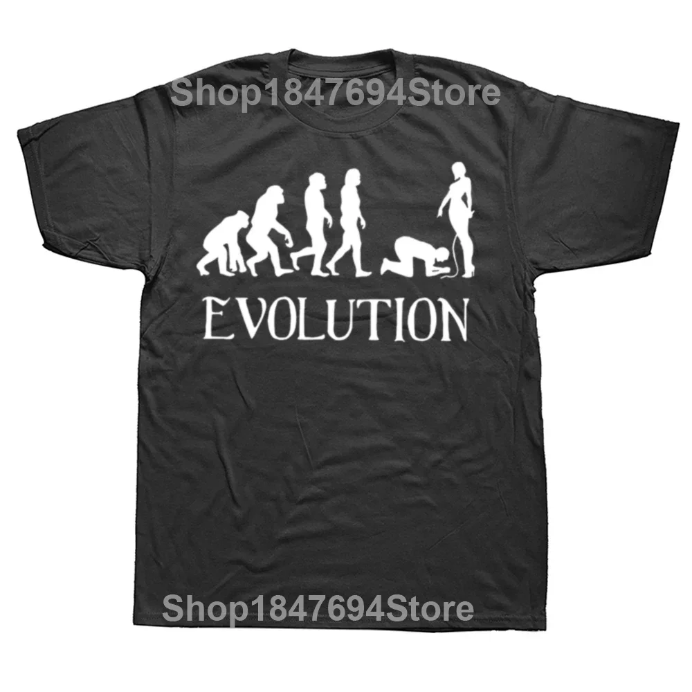 Funny BDSM Evolution T-Shirts for Men Women Summer Style Loose 100% Cotton Tees O Neck Short Sleeve T Shirt Clothing