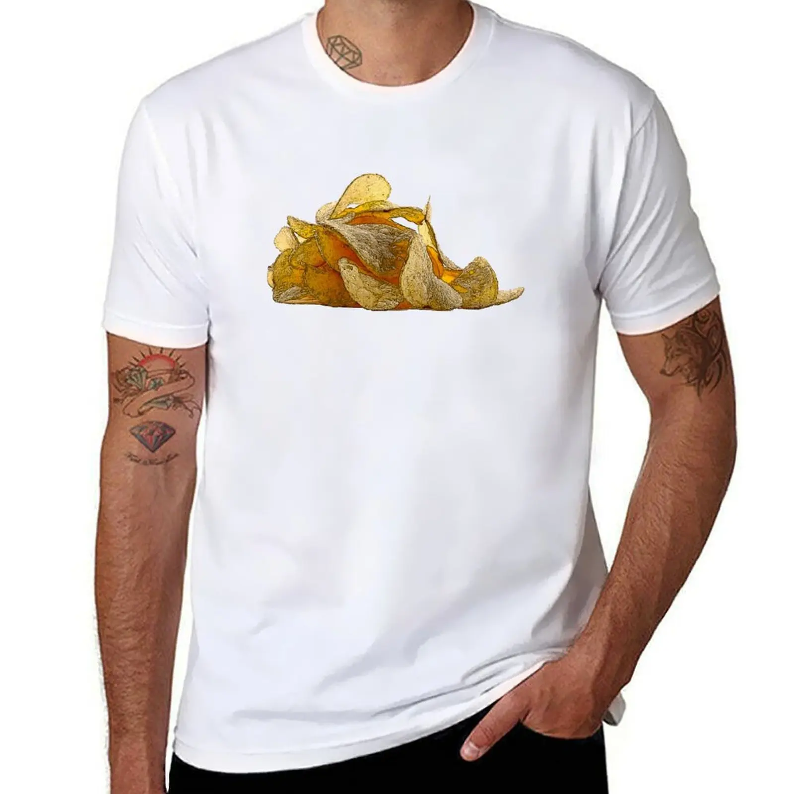

Crisps T-Shirt man t shirt summer anime t shirts oversize T-Shirt