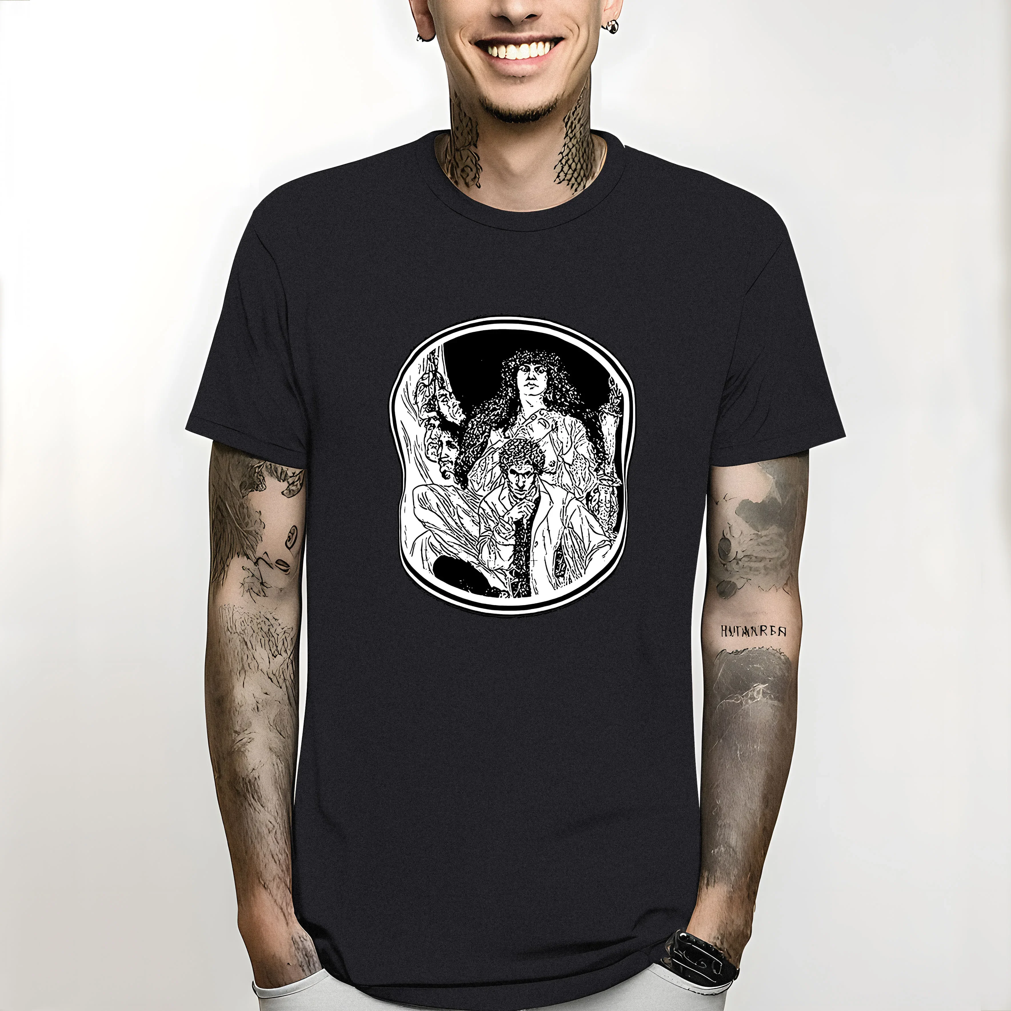 2024 Summer Pagan Magick Aleister Crowley Funny Casual Clothing Style Fashion  Austin Osman Spare General Allegory T-Shirt