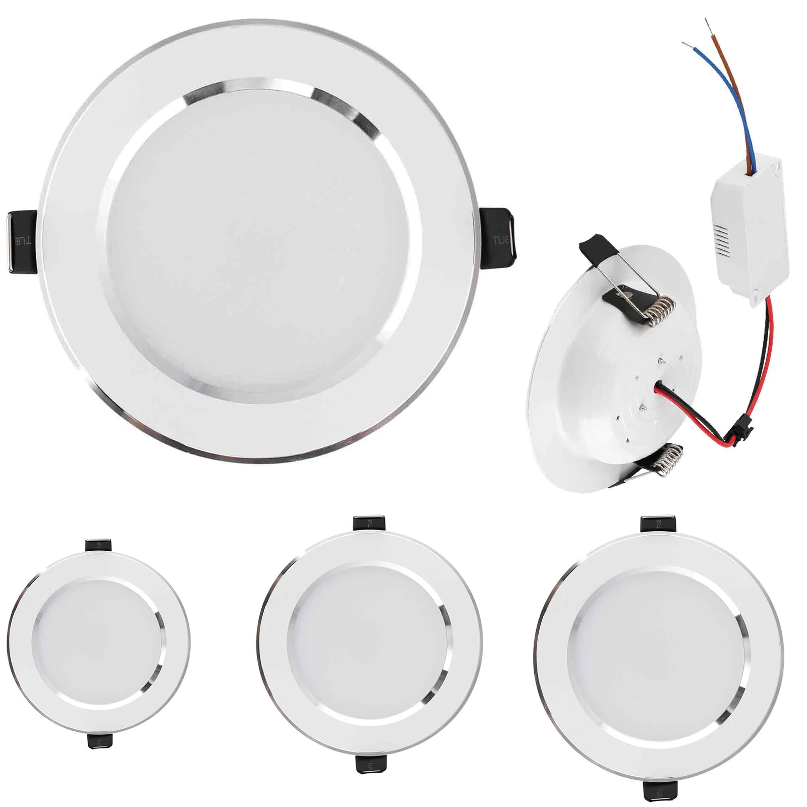 

Dimmable 3W 5W 7W 9W 12W 15W 18W 21W Round Recessed Downlight With Driver Warm/Cool/Neutral White Ceiling Spotlight for Home