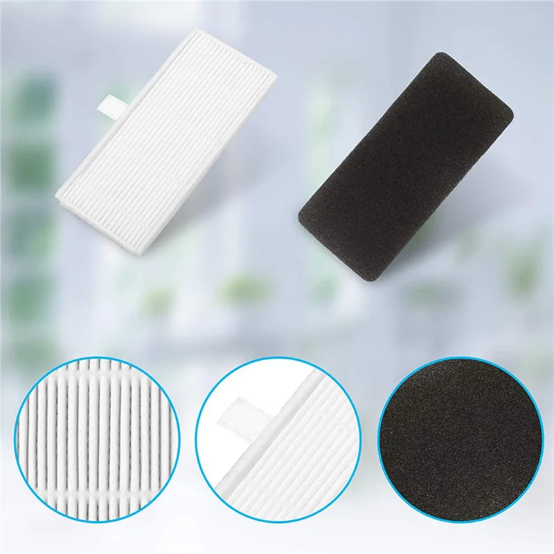 

ABBP-6PCS Replacement Filter &Side Brush Accessories For Coredy 3500 R3500 R3500S R750 Robot Vacuum Highly Efficient