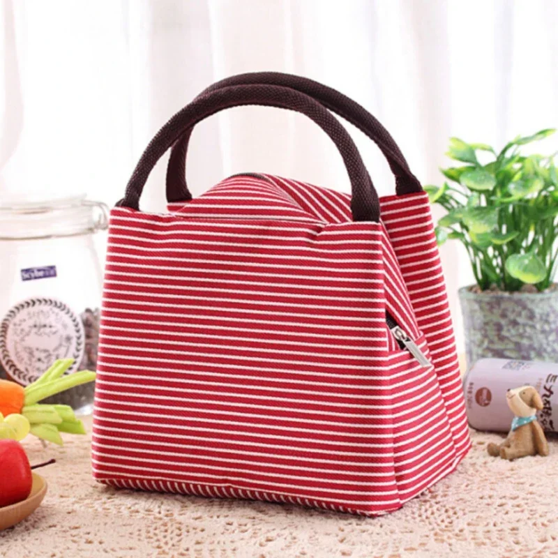 Lunch Bag donna uomo borse termiche conservazione termica Ice Pack Tote studenti Bento adulti Picnic Food Handbag Portable Lunch Box Work