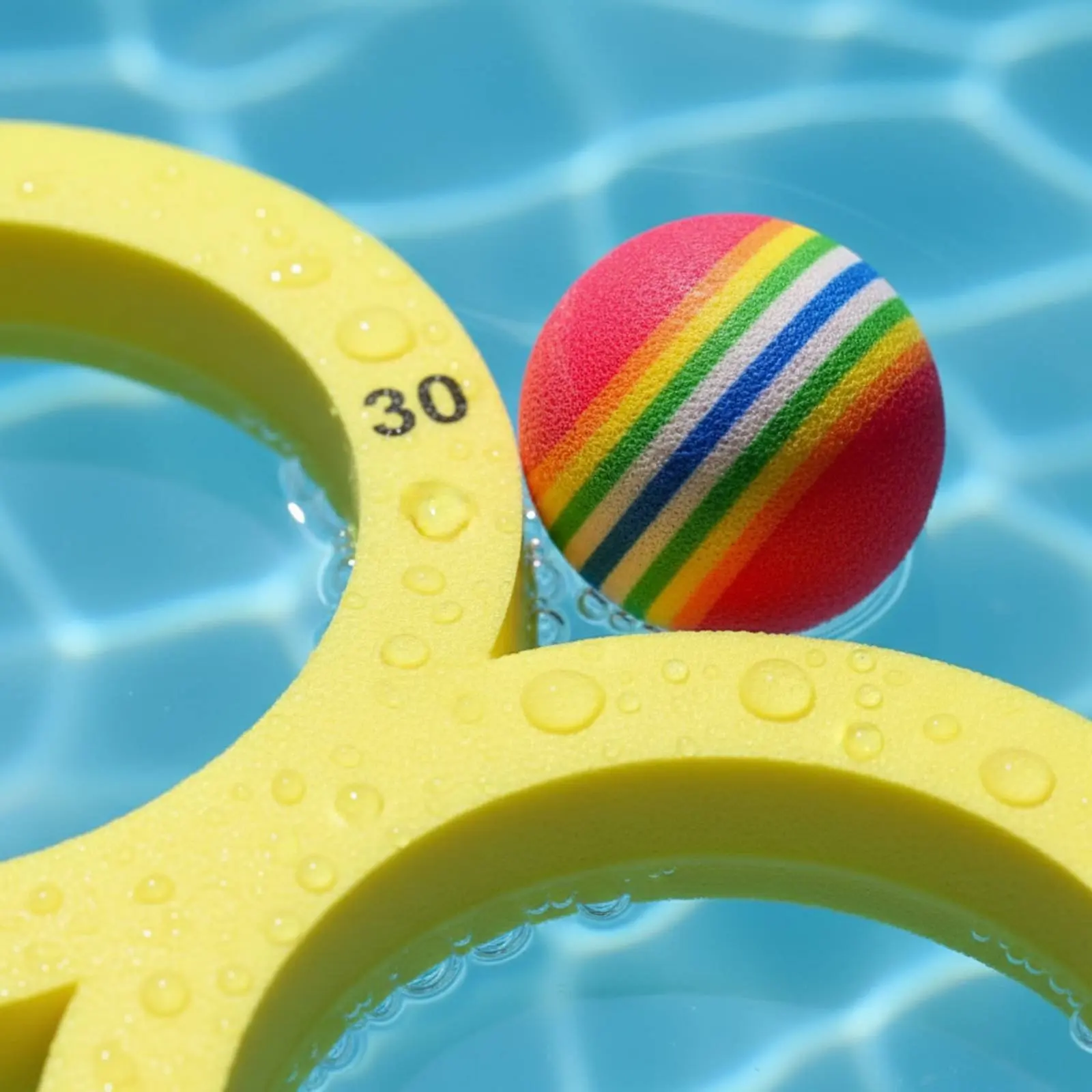 

Buoyant Pool Toss Target High Buoyancy Pool Toss Game Set Foam Material for Family