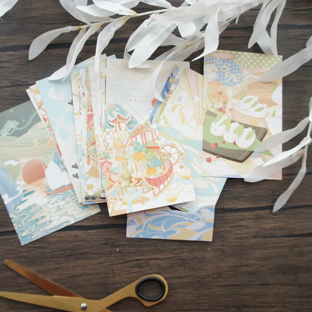 

15pcs Here Is Legendary Wonderland Design Post Card Greeting Cards Gift Card Party Invitation Scrapbooking Use