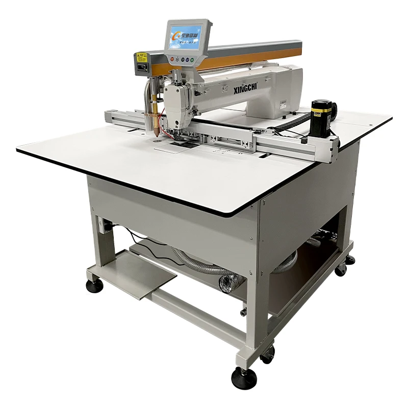 XINGCHI XC-8045 Programmable Automatic Leather Sewing Machine Motor Large Area CNC Template New Condition Upholstery