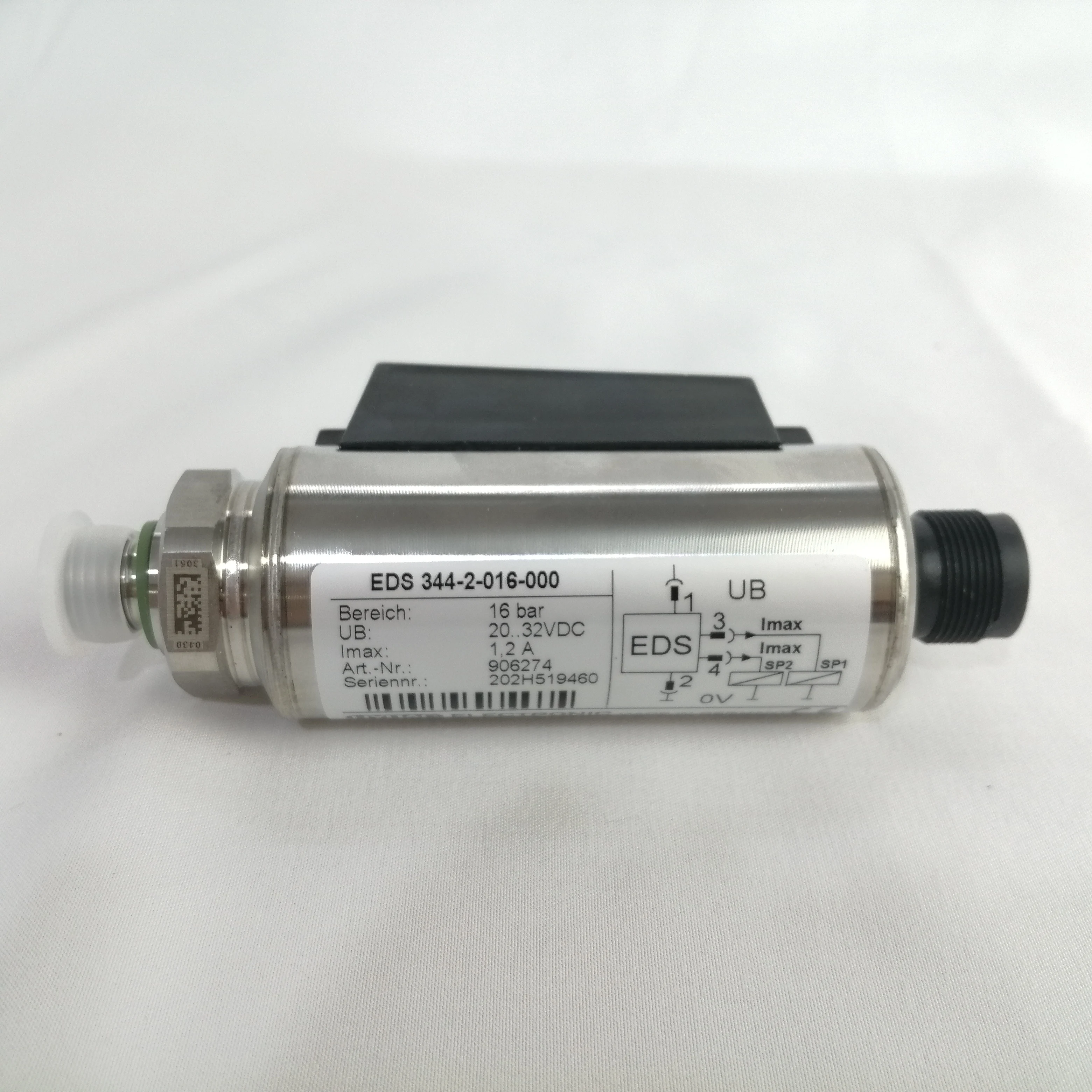 HYDAC EDS 344-2-016-000 PRESSURE TRANSMITTER