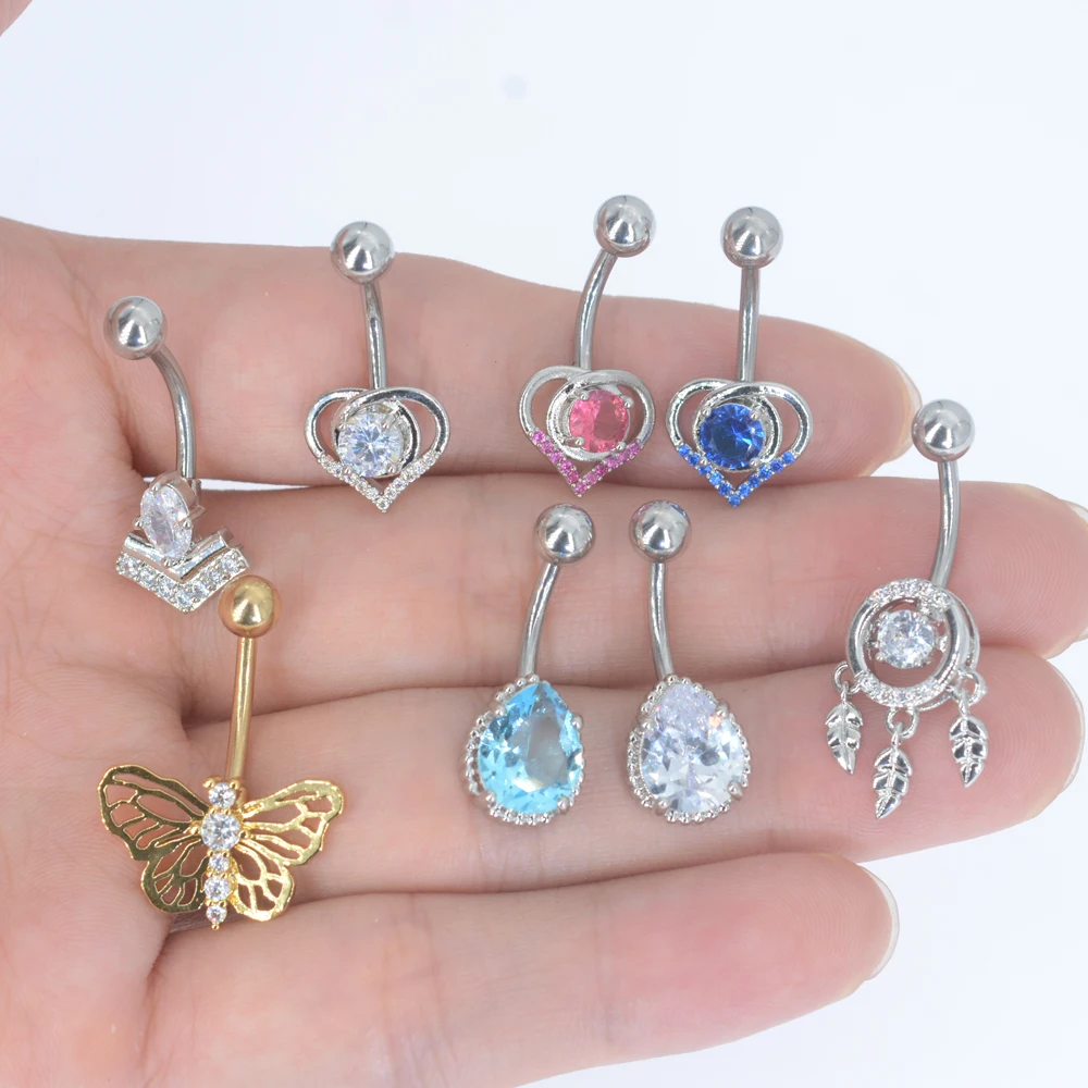 1 Buah Cincin Pusar Navel Gant - Body Jewelry Brands ulasan dan harga