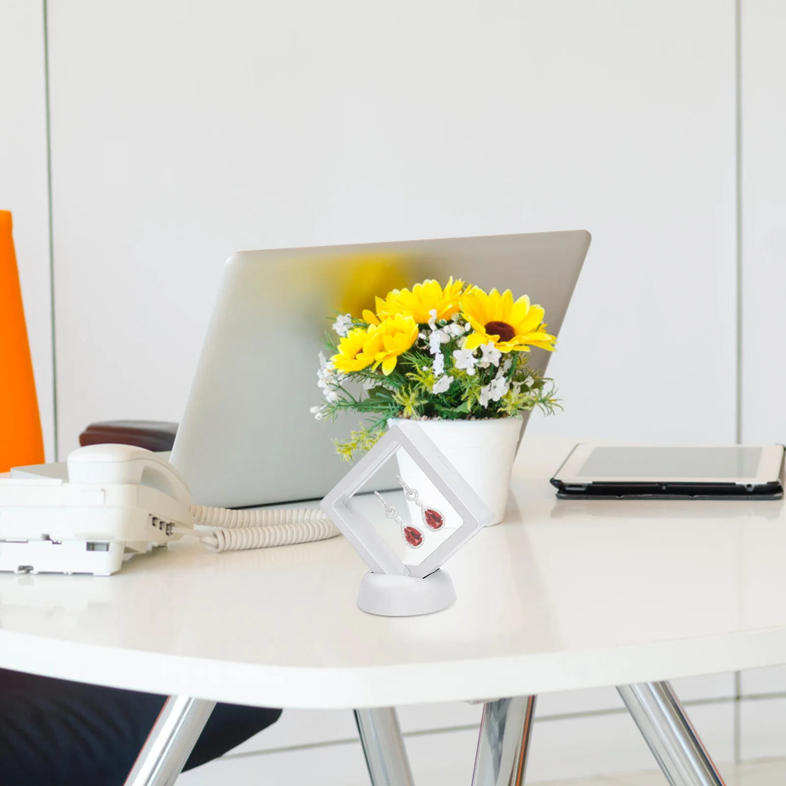 

30pcs Circular Display Feet Jewelry Stand Bases Plastic Creative Rack Case Bases White Stable Reusable Excellent