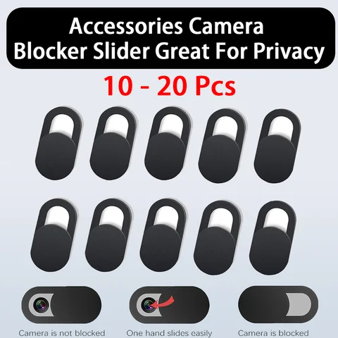 10 - 20 PCS Phone Lens Sliding Webcam Laptop Camera Cover Slider Phone Antispy For iPad PC Macbook Tablet Lenses Privacy Sticker