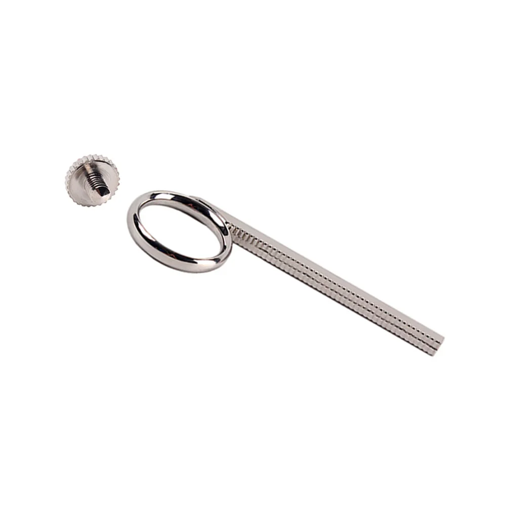 

2pcs Trumpet Finger Ring Pull Hook Screw Durable Metal Cornet Valve Slide Accessory Lightweight Easy to Use Fits Better