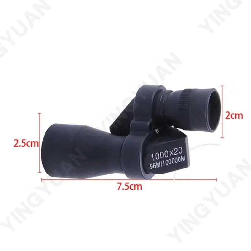 8X20 high-definition telescope mini high magnification zoom outdoor fishing telescope, used for hunting and camping